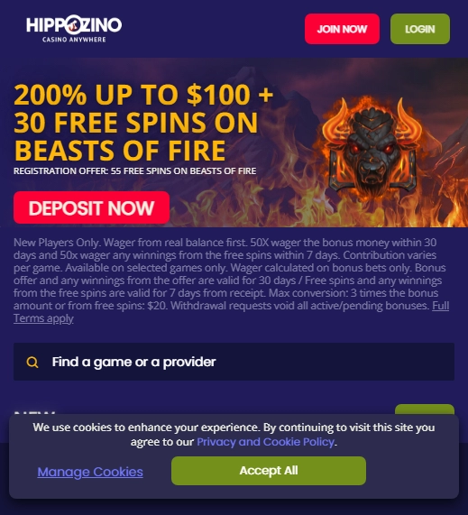 Hippozino Casino